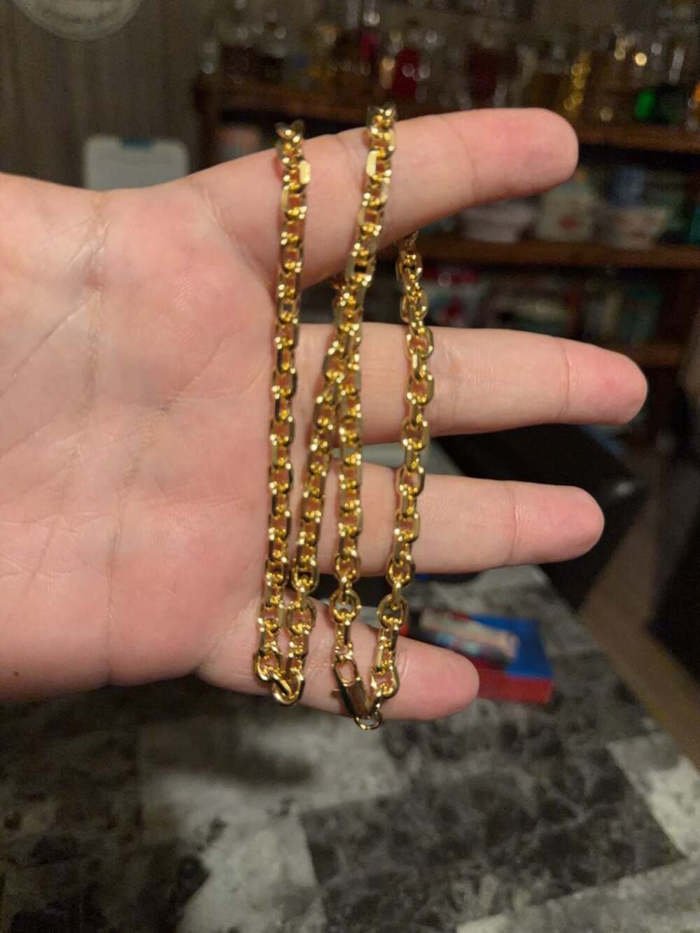 Gold filled Rolo Link Chain Necklace 20 inch beautiful chain
